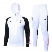 Sueter de Treinamento Juventus 23/24 Crianca Branco y Preto