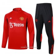 Sueter de Treinamento Manchester United 23/24 Vermelho