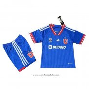 Camisola 1º Universidad de Chile 2023 Crianca