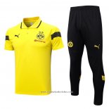 Conjunto Polo del Dortmund 23/24 Amarelo