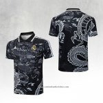 Camisola Polo del Real Madrid Dragon 24/25 Preto