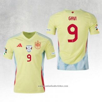 Camisola 2º Espanha Jogador Gavi 2024