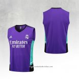 Camisola de Treinamento Real Madrid 23/24 Sin Mangas Purpura