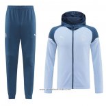 Fato de Treino Hoodie Manchester City 24/25 Azul