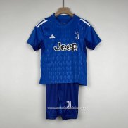 Camisola Juventus Goleiro 23/24 Crianca Azul