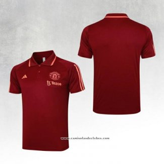 Camisola Polo del Manchester United 2023/24 Vermelho