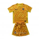 Camisola 2º Holanda Goleiro 2024 Crianca