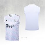 Camisola de Treinamento Ajax 23/24 Sin Mangas Branco