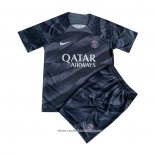 Camisola Paris Saint-Germain Goleiro 23/24 Crianca Preto