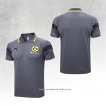 Camisola Polo del Dortmund 23/24 Cinza