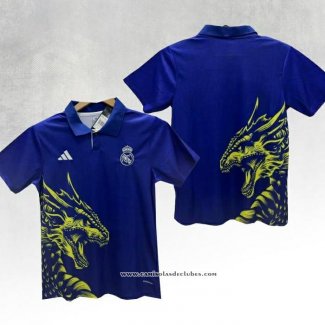 Camisola Real Madrid Dragon 24/25 Azul Tailandia