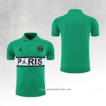 Camisola Polo del Paris Saint-Germain Jordan 22/23 Verde