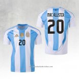 Camisola 1º Argentina Jogador Mac Allister 2024