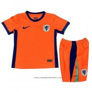 Camisola 1º Holanda 2024 Crianca