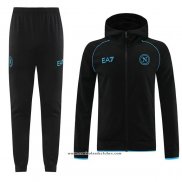 Fato de Treino Hoodie Naples 23/24 Preto