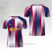 Camisola Pre Match del Barcelona 2023 Azul y Vermelho