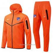 Fato de Treino Hoodie Atletico Madrid 22/23 Laranja