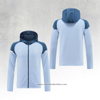 Jaqueta Hoodie Manchester City 24/25 Azul