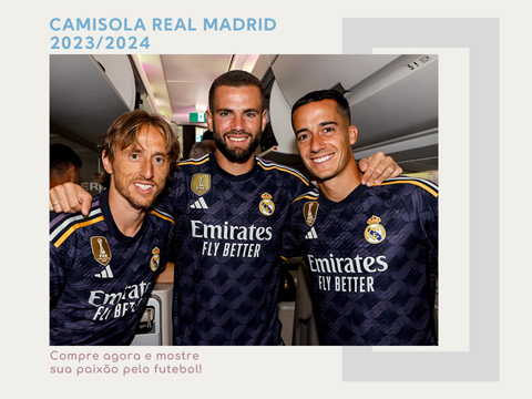 Camisolas Real Madrid 2023 2024